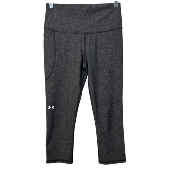 Under Armour compression capri heat gear womens size small gray - Picture 1 of 11